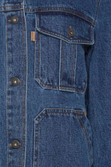 Pulz Rina denim jacket medium blue