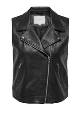 Only Carmakoma Vera faux læder vest