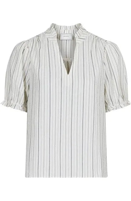 Neo Noir Odesa stripe blouse