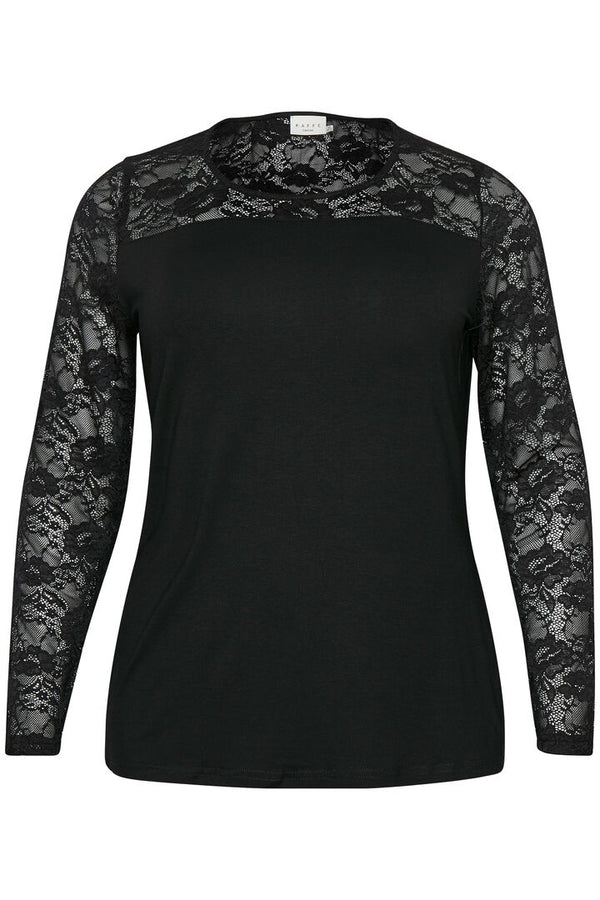 Kaffe Curve Laura blondebluse sort