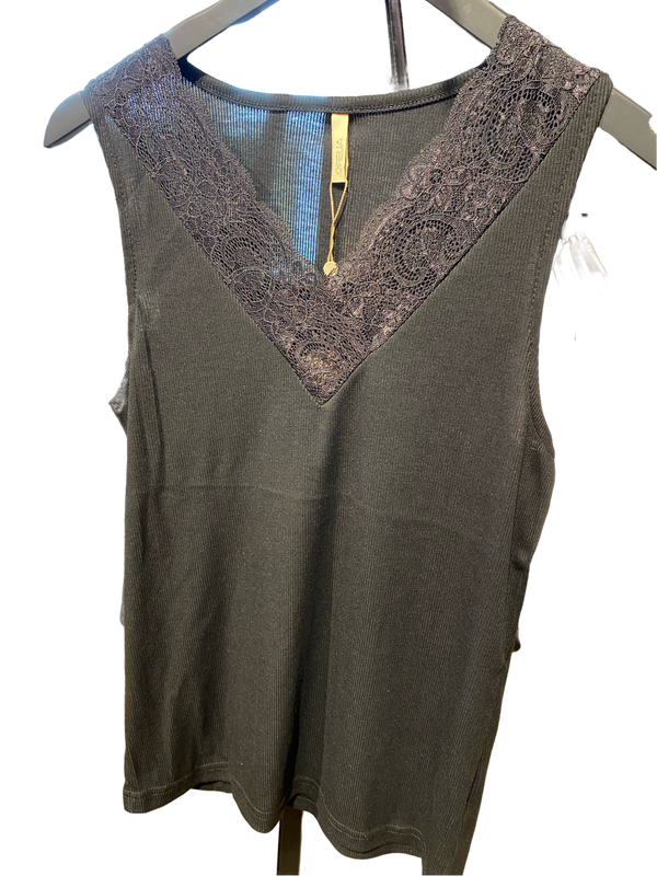 Ofelia Mette top med blonde black