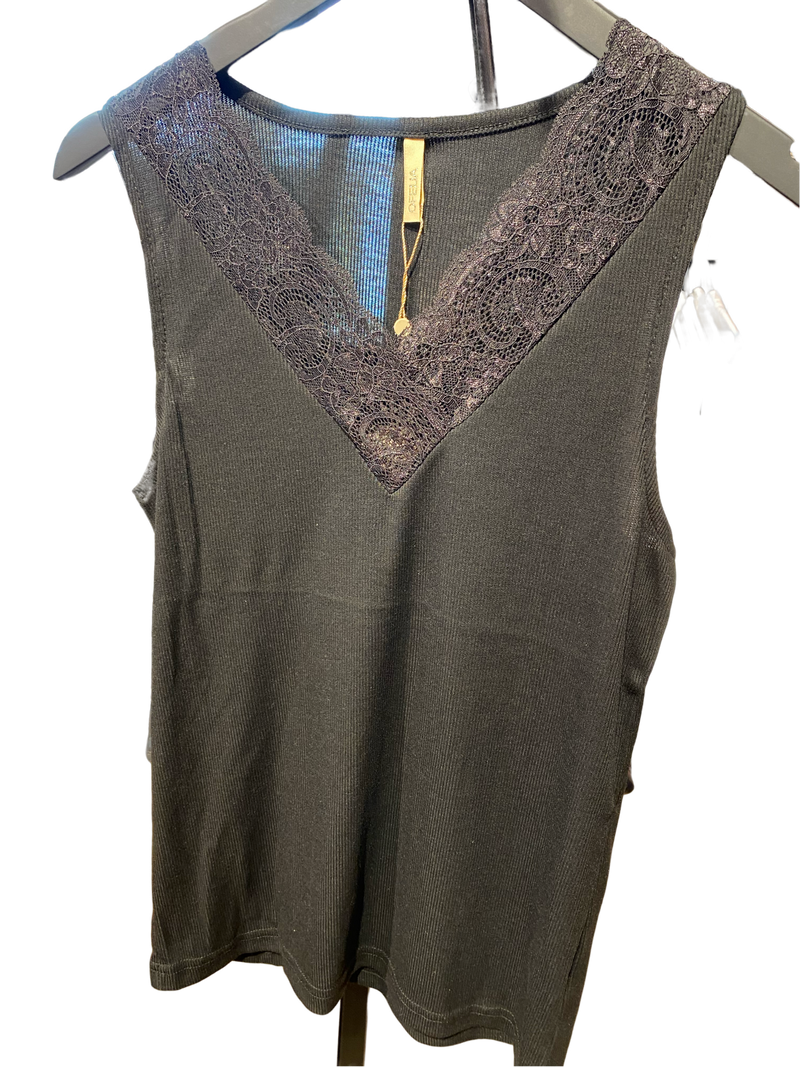 Ofelia Mette top med blonde black