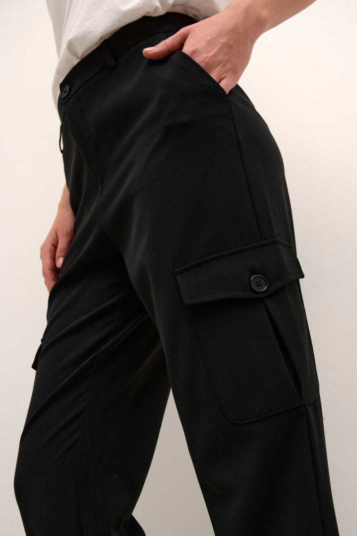 Kaffe Eda cargo pant black