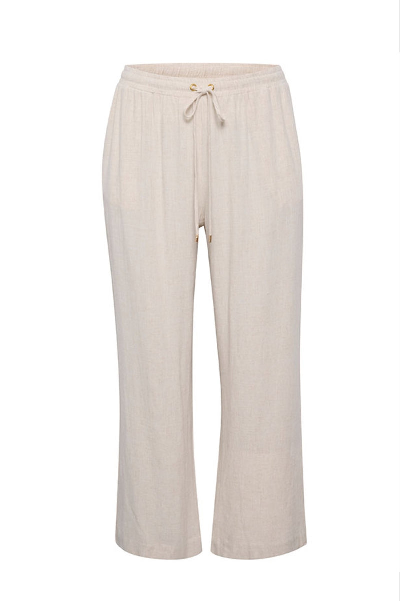 Kaffe Curve Liloa hør wide pants