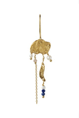 Stine A Long gold splash ørering- chain & color pop