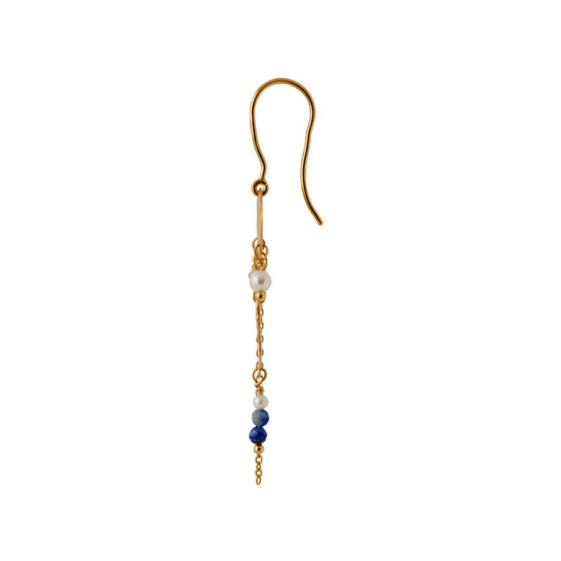 Stine A Long gold splash ørering- chain & color pop