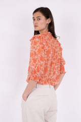 Neo Noir Davina city flower blouse