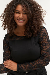 Kaffe Curve Laura blondebluse sort