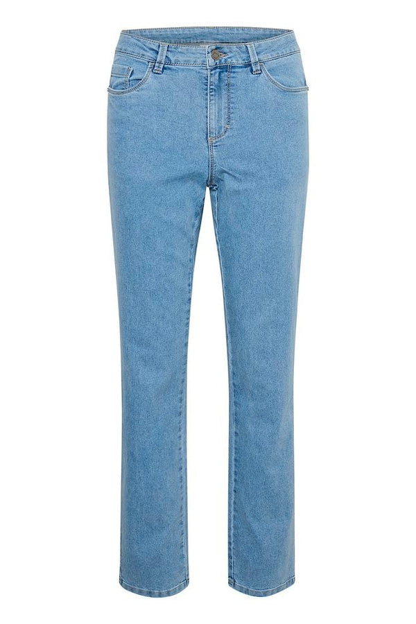 Kaffe Vicky jeans med vidde light blue
