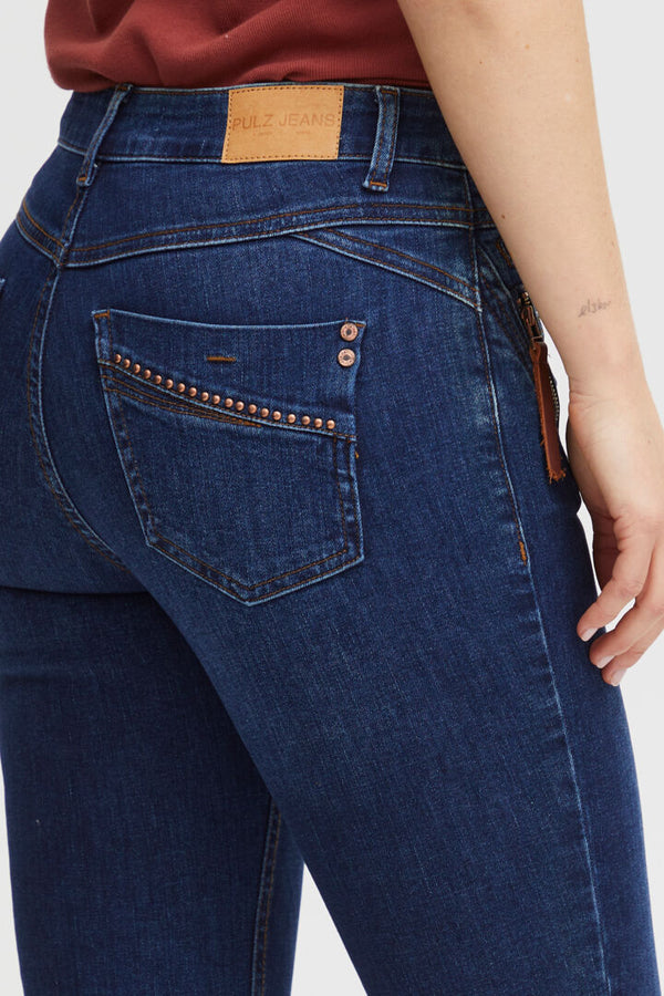 Pulz Carmen jeans skinny leg dark blue