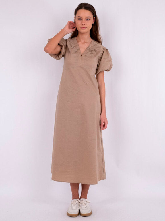 Neo Noir Illana poplin dress