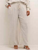 Kaffe Curve Liloa hør wide pants
