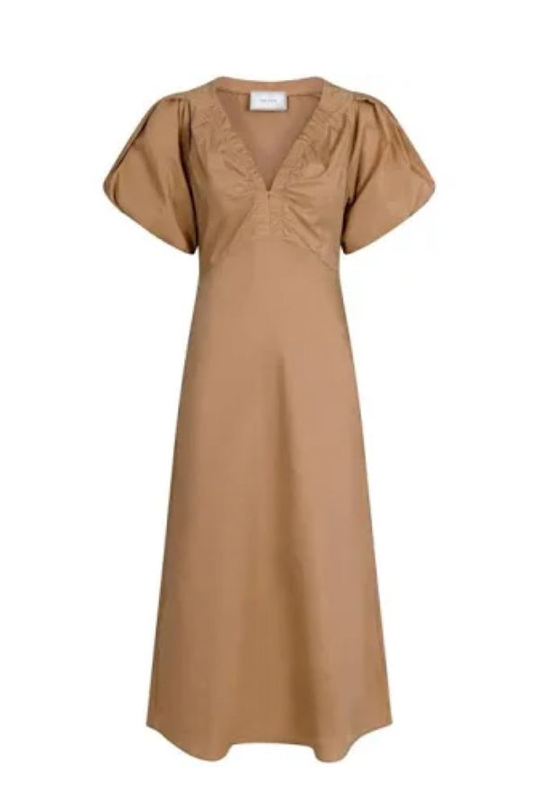 Neo Noir Illana poplin dress