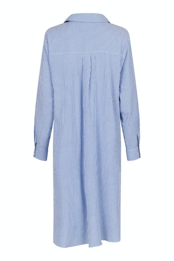 Neo Noir Jessica slim stripe shirtdress