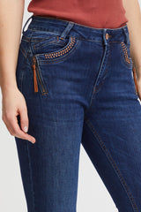 Pulz Carmen jeans skinny leg medium blue