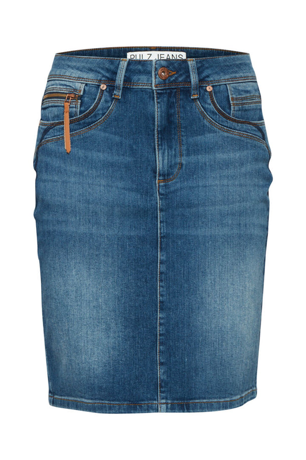 Pulz Karolina denim skirt