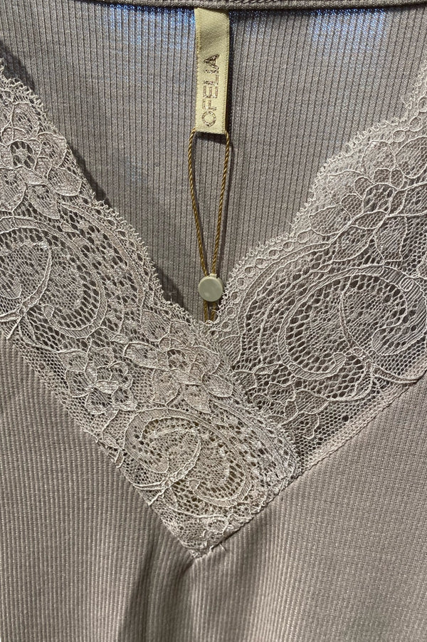 Ofelia Mette top med blonde moonrock/sand