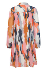 Ichi Rilly dress heather multi rose