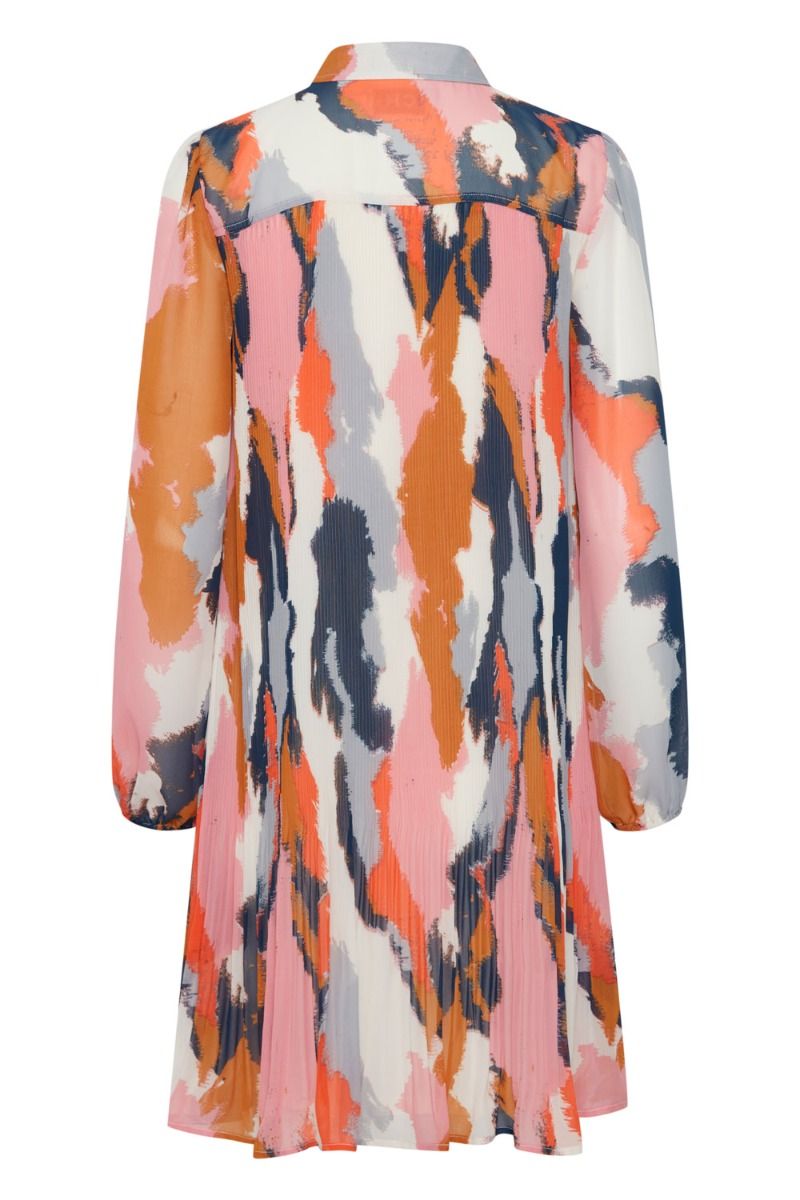Ichi Rilly dress heather multi rose