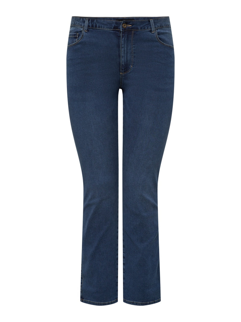 Only Carmakoma Augusta dark blue straight leg
