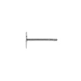 Stine A Petit silver splash earring disco heart