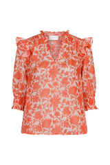 Neo Noir Davina city flower blouse