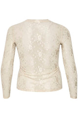 Kaffe Curve Nikoline bluse creme