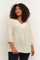 Kaffe Curve Joanna bluse offwhite