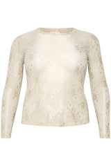 Kaffe Curve Nikoline bluse creme