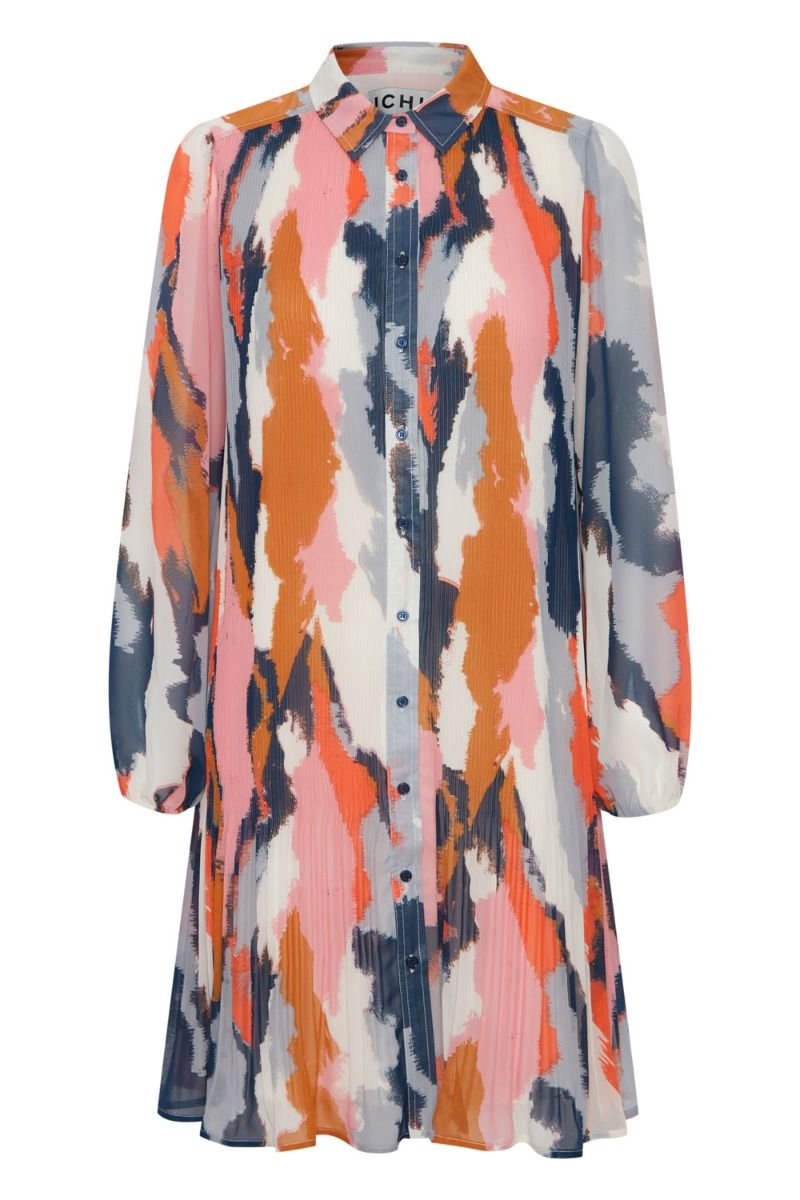 Ichi Rilly dress heather multi rose