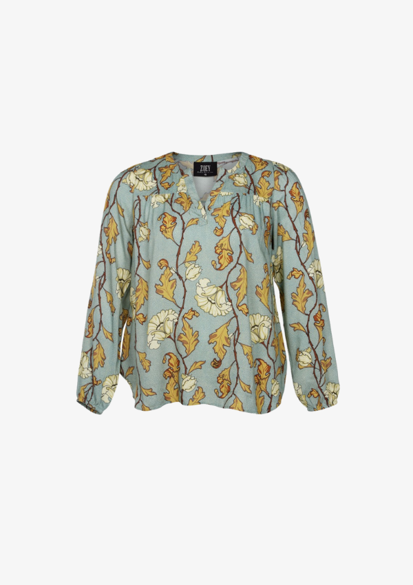 ZOEY HALEY BLUSE DUSTY MINT MIX
