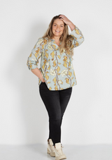 ZOEY HALEY BLUSE DUSTY MINT MIX