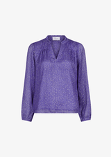 NEO NOIR BISA SPARKLE BLUSE LILLA
