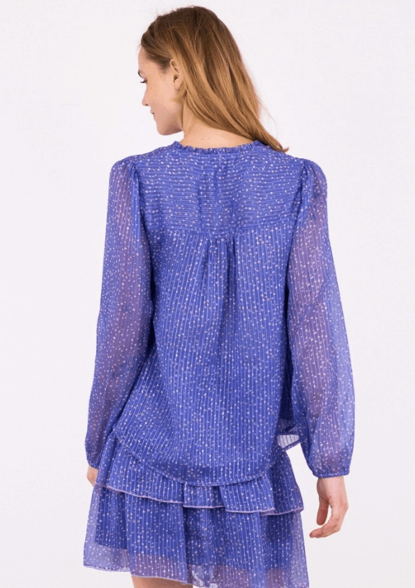 NEO NOIR BISA SPARKLE BLUSE LILLA