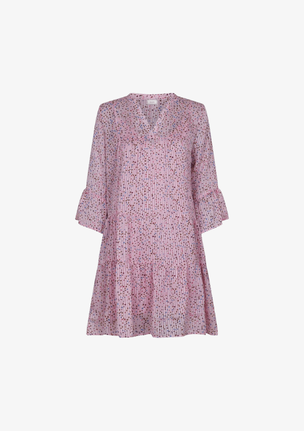 NEO NOIR GUNVOR SPARKLE KJOLE PINK