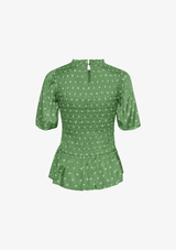 KAFFE SITA BLUSE MED SMOCK
