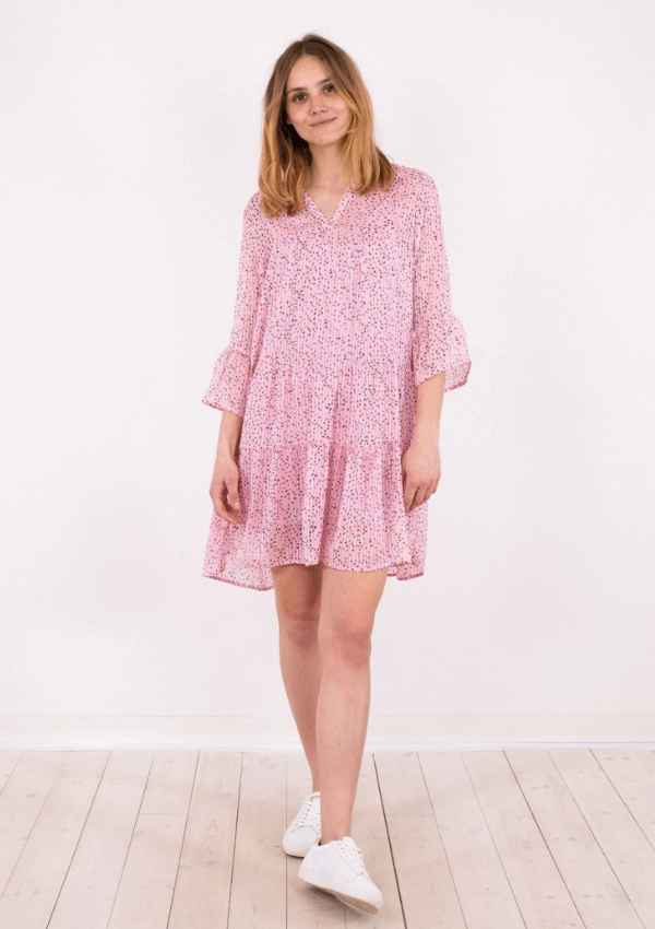 NEO NOIR GUNVOR SPARKLE KJOLE PINK