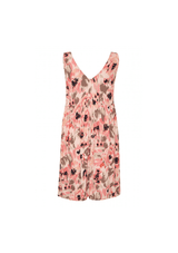 KAFFE CAPILO KJOLE PEACH OG BEIGE BLOMSTER