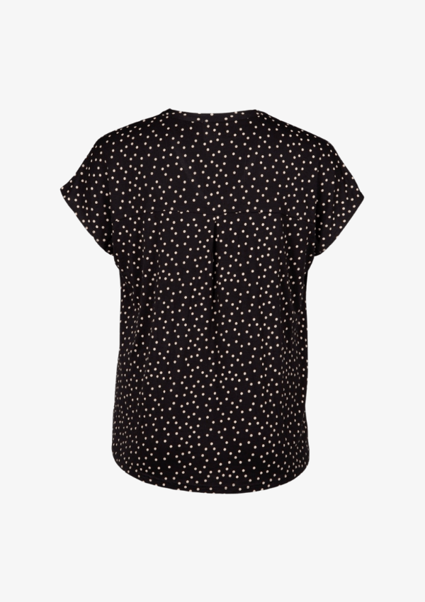 ZOEY T-SHIRT DOT BLACK