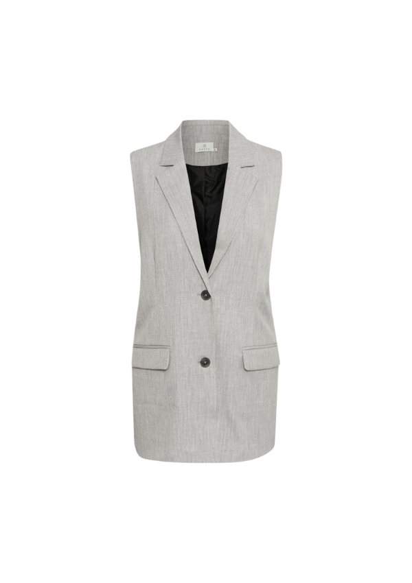 KAFFE TORIA VEST GREY