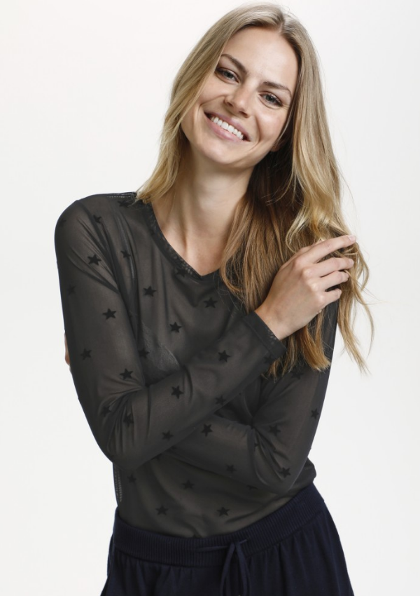 Culture Melida bluse - Sort