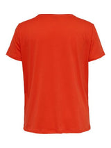 Only Carmakoma T-shirt med print Quote