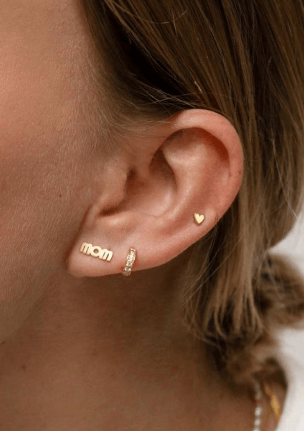 STINE A ØRERING WOW MOM EARRING GOLD