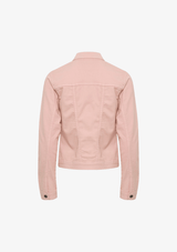 KAFFE ZELINA DENIM JAKKE ROSA