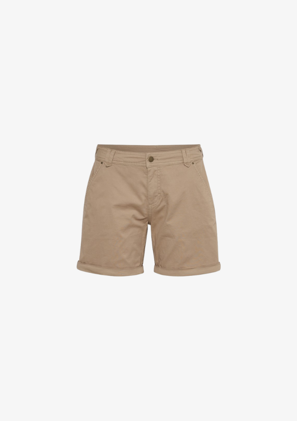 CULTURE CARLA SHORTS MALOU FIT SAND