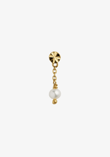 STINE A ØRERING TRES PETIT ETOILE EARRING WITH PEARL GOLD