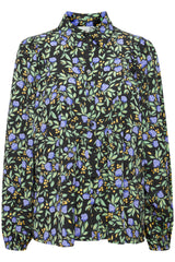 Ichi Liv Skjorte lilla blomster