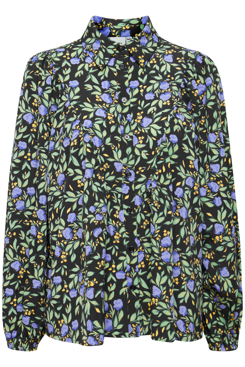 Ichi Liv Skjorte lilla blomster