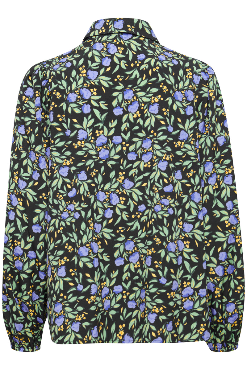 Ichi Liv Skjorte lilla blomster