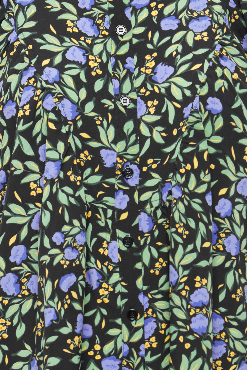 Ichi Liv Skjorte lilla blomster